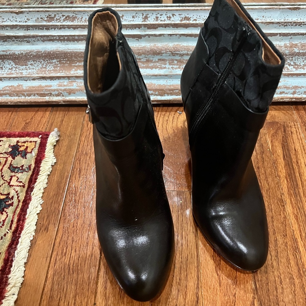 Coach Black Ankle Booties